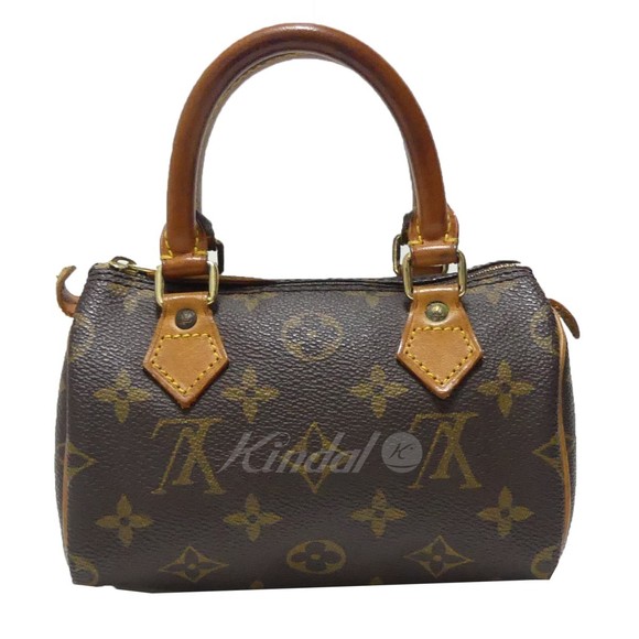 Louis Vuitton Monogram Mini Speedy Shoulder Bag Brown - Picture 4 of 10